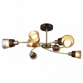 Люстра на штанге Imex MD.4045 MD.4045-8-S AB+BK в Кунгуре - kungur.mebel24.online | фото