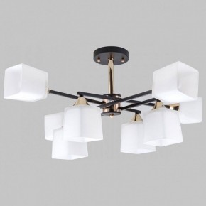 Люстра на штанге Imex MD.4080 MD.4080-8-S-BK+FGD в Кунгуре - kungur.mebel24.online | фото