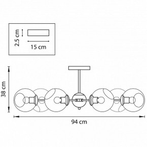Люстра на штанге Lightstar Beta 785066 в Кунгуре - kungur.mebel24.online | фото 8