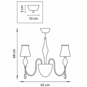 Люстра на штанге Lightstar Escica 806050 в Кунгуре - kungur.mebel24.online | фото 6