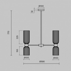 Люстра на штанге Maytoni Antic MOD302PL-10W в Кунгуре - kungur.mebel24.online | фото 3