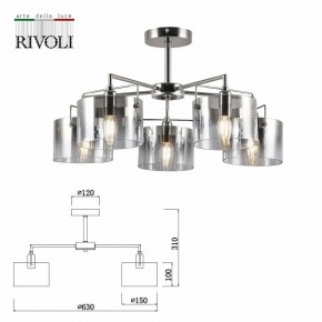 Люстра на штанге Rivoli Bolle Б0055611 в Кунгуре - kungur.mebel24.online | фото 4