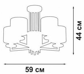 Люстра на штанге Vitaluce V3069 V3069-8/5PL в Кунгуре - kungur.mebel24.online | фото 3