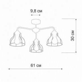 Люстра на штанге Vitaluce V3102 V3102-1/3PL в Кунгуре - kungur.mebel24.online | фото 2