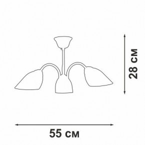 Люстра на штанге Vitaluce V3335 V3335-7/3PL в Кунгуре - kungur.mebel24.online | фото 3