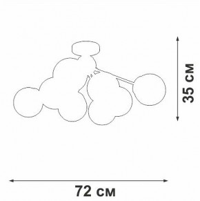 Люстра на штанге Vitaluce V3772 V3772-8/8PL в Кунгуре - kungur.mebel24.online | фото 4