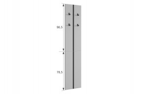 МЕРСИ Прихожая (модульная) графит в Кунгуре - kungur.mebel24.online | фото 3