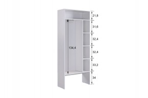 МЕРСИ Прихожая (модульная) графит в Кунгуре - kungur.mebel24.online | фото 5