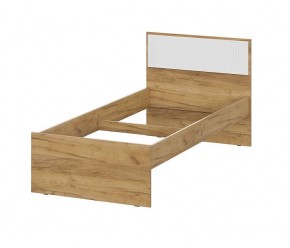 МИЛАН Кровать одинарная 900 (Белый матовый) *без основания в Кунгуре - kungur.mebel24.online | фото