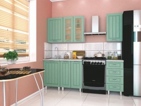 Модульная кухня Луксор клен бирюза в Кунгуре - kungur.mebel24.online | фото 1