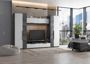 МОНИКА Гостиная (модульная) айрон рок в Кунгуре - kungur.mebel24.online | фото 1