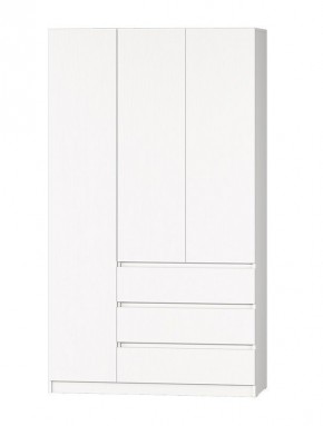 МС "Хилтон" Шкаф №2 1200 (Белый текстурный) в Кунгуре - kungur.mebel24.online | фото 2