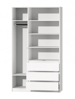 МС "Хилтон" Шкаф №2 1200 (Белый текстурный) в Кунгуре - kungur.mebel24.online | фото 3