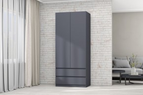 МС "Хилтон" Шкаф №3 900 (Графит) в Кунгуре - kungur.mebel24.online | фото