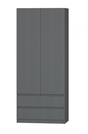 МС "Хилтон" Шкаф №3 900 (Графит) в Кунгуре - kungur.mebel24.online | фото 2