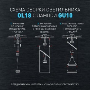 Накладной светильник Эра OL18 BK Б0054385 в Кунгуре - kungur.mebel24.online | фото 5