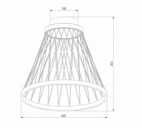 Накладной светильник Eurosvet Cesta 40018/1 LED коричневый в Кунгуре - kungur.mebel24.online | фото 4