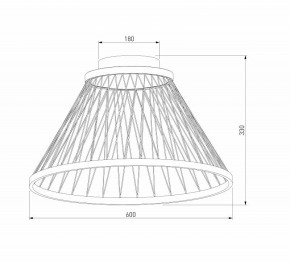 Накладной светильник Eurosvet Cesta 40019/1 LED коричневый в Кунгуре - kungur.mebel24.online | фото 4