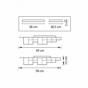 Накладной светильник Lightstar Favo 750122 в Кунгуре - kungur.mebel24.online | фото 2