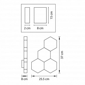 Накладной светильник Lightstar Favo 750641 в Кунгуре - kungur.mebel24.online | фото 2