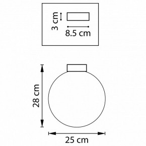 Накладной светильник Lightstar Globo 812033 в Кунгуре - kungur.mebel24.online | фото 3