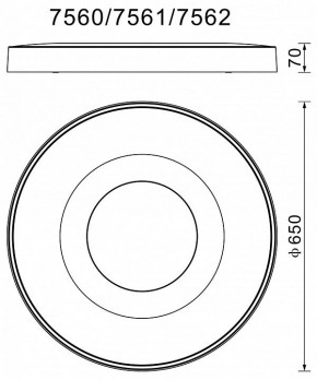 Накладной светильник Mantra Coin 7561 в Кунгуре - kungur.mebel24.online | фото 3