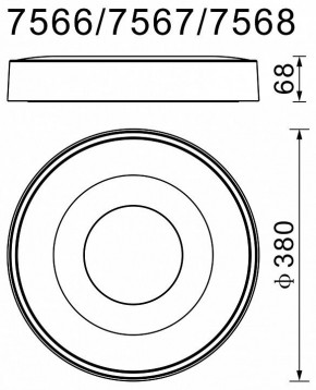 Накладной светильник Mantra Coin 7567 в Кунгуре - kungur.mebel24.online | фото 4