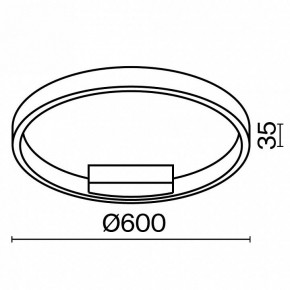 Накладной светильник Maytoni Rim MOD058CL-L35WK в Кунгуре - kungur.mebel24.online | фото 4