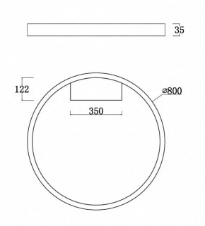Накладной светильник Maytoni Rim MOD058CL-L50BS4K в Кунгуре - kungur.mebel24.online | фото 3