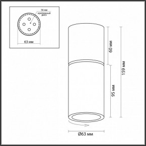 Накладной светильник Odeon Light Duetta 3895/1C в Кунгуре - kungur.mebel24.online | фото 5