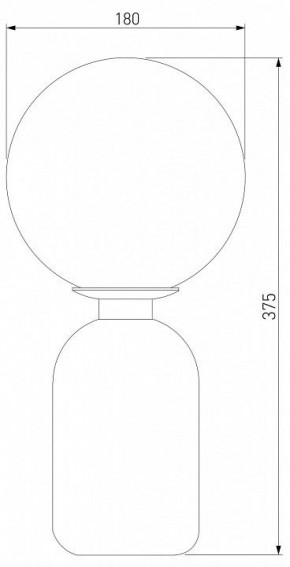 Настольная лампа декоративная Eurosvet Bubble 01197/1 белый в Кунгуре - kungur.mebel24.online | фото 2