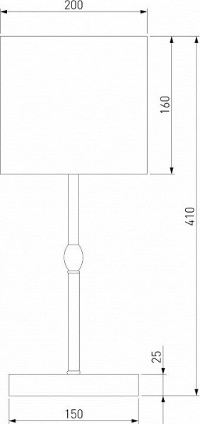 Настольная лампа декоративная Eurosvet Notturno 01162/1 черный в Кунгуре - kungur.mebel24.online | фото 4