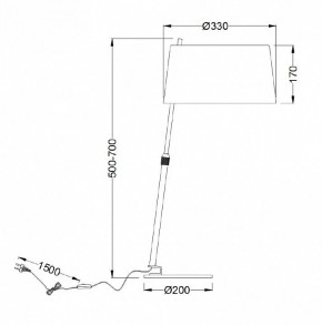 Настольная лампа декоративная Maytoni Bergamo MOD613TL-01B в Кунгуре - kungur.mebel24.online | фото 9