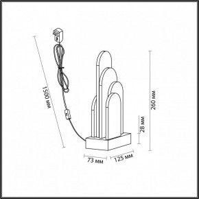 Настольная лампа декоративная Odeon Light Foros 5437/12TL в Кунгуре - kungur.mebel24.online | фото 5
