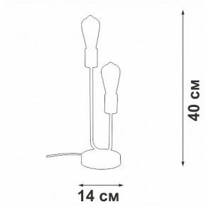 Настольная лампа декоративная Vitaluce V3005 V3005-1/2L в Кунгуре - kungur.mebel24.online | фото 5
