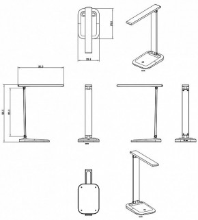 Настольная лампа офисная Arte Lamp London A5124LT-1BK в Кунгуре - kungur.mebel24.online | фото 2