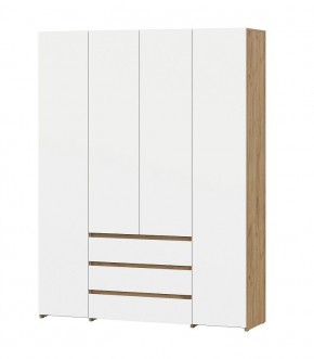 НЕКСТ 1 Спальня (Дуб Золотой/Белый) в Кунгуре - kungur.mebel24.online | фото 7
