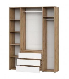 НЕКСТ 1 Спальня (Дуб Золотой/Белый) в Кунгуре - kungur.mebel24.online | фото 8