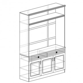 ОРЛЕАН Гостиная (модульная) серый в Кунгуре - kungur.mebel24.online | фото 5