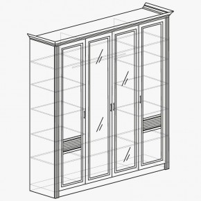 ОРЛЕАН Спальный гарнитур (модульный) ясень белый в Кунгуре - kungur.mebel24.online | фото 5