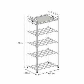 ПДОА15 М Подставка для обуви "Альфа 15" Медный антик в Кунгуре - kungur.mebel24.online | фото