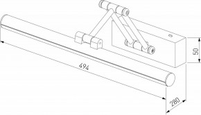 Подсветка для картины Elektrostandard Monza a064138 в Кунгуре - kungur.mebel24.online | фото 4