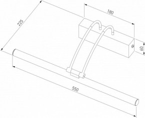 Подсветка для зеркала Elektrostandard Simple a063698 в Кунгуре - kungur.mebel24.online | фото 3