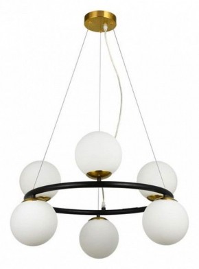 Подвесная люстра Arte Lamp Alcor A2224SP-6BK в Кунгуре - kungur.mebel24.online | фото 3