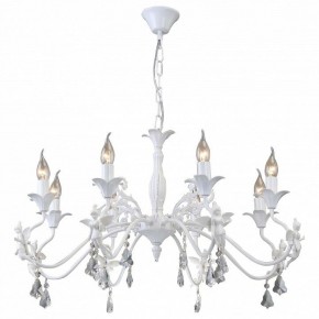 Подвесная люстра Arte Lamp Angelina A5349LM-8WH в Кунгуре - kungur.mebel24.online | фото 3