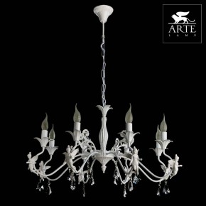 Подвесная люстра Arte Lamp Angelina A5349LM-8WH в Кунгуре - kungur.mebel24.online | фото 4