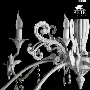 Подвесная люстра Arte Lamp Angelina A5349LM-8WH в Кунгуре - kungur.mebel24.online | фото 6
