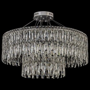 Подвесная люстра Arti Lampadari Ovindoli Nickel Ovindoli L 1.5.80+40.100 N в Кунгуре - kungur.mebel24.online | фото 3