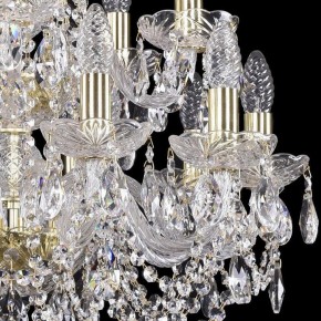 Подвесная люстра Bohemia Ivele Crystal 1402 1402/10+5/195/2d/G в Кунгуре - kungur.mebel24.online | фото 2