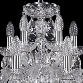 Подвесная люстра Bohemia Ivele Crystal 1402 1402/12+6/240/Ni в Кунгуре - kungur.mebel24.online | фото 4